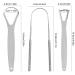 Yatlouba Stainless Steel Tongue Scraper - Portable & Effective Tongue Cleaner for Fresh Breath - Buy Online on GoSupps.com