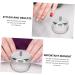 2pi ces Gobelets Verre pour Dissolvant de Vernis Ongles Lot Couvercle Inoxydable Utilisables pour Manucure et Nail Art - Buy Online on GoSupps.com