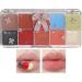 Lip Palette Set - 10 Glossy Lip Colors - Waterproof Lip Makeup Palette Moisturizing Jelly Tinted Lip Glosses for Women - Buy Online on GoSupps.com