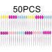 Silicone Exfoliating Nose Brush Tool Set 50pcs/Set Face Scrubbers Exfoliating Brushes Set Multifunction Wash Face Exfoliating Brush - Buy Online on GoSupps.com