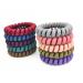Spiral Hair Ties 10 PCS Coil Hair Elastics Phone Cord Hair Ties No Crease with 10 Colors for Girls Women