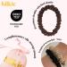 Silkie 4-Set 100% Pure Mulberry Silk Black Hair Ties | Gentle No Damage Ponytail Holders with Travel Bags | Everyday Hair Care - Buy Online on GoSupps.com