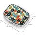 Modern Mid Century 2 Compartment Pill Case - Cute Travel Pill Organizer & Purse Pill Box for Pocket Gifts - Buy Online on GoSupps.com