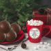 Candy Cane Hot Cocoa Bomb Sticker Labels - 40 Pack | 2 Circle Stickers by Amanda Creation - Buy Online on GoSupps.com
