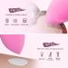 BEAKEY 5 Pcs Paw Paw Makeup Sponge Set for Flawless Blending - Latex Free Beauty Sponge for Liquid, Cream, and Powder Makeup - Pink - Buy Online on GoSupps.com