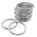 Metal Rings for Macrame 2 inch for Macrame Plant Hangers Dog Collars 10 Pack 5mm Thick Welded Heavy Duty Metal O Rings 2 in Buckle for Macrame Craft Ring 50mm O Rings Metal 50MM O Ring