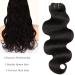 Body Wave Clip In Human Hair Extensions - 120g 8pcs 16 #1B Natural Black - Women's Wavy Hairpiece - BW-Natural Black - Buy Online on GoSupps.com