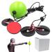 PCUORLEORS Double End Punching Ball with Boxing Reflex Ball, Pump, Headband for Gym MMA Boxing Sports Punch Bag Adult Kids Men Women