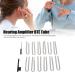Hearing Aid Hoses & Amplifiers | HDO Model Otoplasty Molded Tubes & Cleaning Brush | Transparent Replacement Listening Tube - Buy Online on GoSupps.com