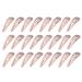 50Pack Hair Barrettes Hair Clips No Slip Metal Hair Snap Clips for Girls and Women 2 Inch/ 50mm (Rose Gold)