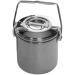 Zebra Loop Handle Pot 10 cm