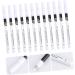 PLAFOPE 72 Pcs Eyeliner Pencil Hair Braiding Sponge Eye Line Drawing Tool Eye Line Pencils Wooden Pole White - Buy Online on GoSupps.com