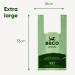 Beco Strong & Large Poop Bags - 120 Loose packed with Tie Handles - Box Dispenser - Unscented Dog Poo Bags 120 count (Pack of 1) Tie Handles - Buy Online on GoSupps.com