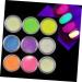 ORFOFE 2 Pack Sand Powder Luminous Powder Outdoor Decorations Glow Luminous Nail Glitter Particles Ordinary Green Siize 4 - Buy Online on GoSupps.com