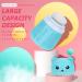 Didiseaon powder puff box baby powder containers simple talcum powder container setting powder triangle puff body powder puff and container mini powder Puffs pill box travel synthetic sponge 10X7CM Blue - Buy Online on GoSupps.com