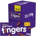Cadbury Dairy Milk Fingers Chocolate Covered Biscuits 114g x 12 - Buy Online on GoSupps.com