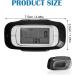 Jinlaili 3D Pedometer - Simple Fitness Tracker with Large LCD Display | Step Mile/KM Calorie & Activity Time Monitor | Clip & Lanyard Included | No App Required - Buy Online on GoSupps.com