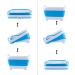 AAKitchen Collapsible Dish Basin with Drain Plug Carry Handles for 9L Capacity Collapsible Sink Tub Dish Wash Basin Portable Dish Tub Foldable Dishpan for RV Trailers Camping Dish Washing Tub (Blue) - Buy Online on GoSupps.com