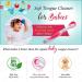 HealthAndYoga(TM) Soft Tongue Cleaner for Babies - Gentle Oral Hygiene Solution - Buy Online on GoSupps.com