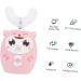 Toyvian Electric Toothbrush Cleaner Brush | Children's Pink Silicone Cleaning Brush | Food-Grade Silicone Head | Full Mouth Baby Detergent | IPX7 Waterproof | 10x4.5cm - Buy Online on GoSupps.com