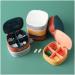 Buy Pill Organizer 4 Times a Day | Small Vitamin & Supplement Case | White Pill Box for Medicine - Buy Online on GoSupps.com