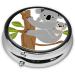 Hugging Tree Koala Mini Round Pill Box | 3 Compartment Portable Pill Organizer for Travel & Home Use - Buy Online on GoSupps.com