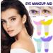 Silicone Eyeliner Stencils Eye Makeup Aid Eyebrow Eyeliner Shaper Assistant Beauty Tool Face Cream Mask Applicator Makeup Tool One Size Pink - Buy Online on GoSupps.com
