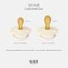 BIBS Colour Symmetrical Glow Pacifier 2-Pack | BPA-Free Natural Rubber | Ages 0-6 Months - Sage Glow & Cloud Glow - Buy Online on GoSupps.com