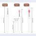 Silicone Lip Brush Set - 4 Pink Lip Gloss Wands with Cap for Lip Mask & Cream - Buy Online on GoSupps.com