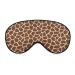 Giraffe Wild Animal Skin Print Sleep Mask for Women Adjustable Sleeping Eye Shades Cover with Elastic Strap