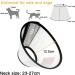 GUIYANIU Dog Cone Collar After Surgery Recovery Collars for Dogs Cats Cats Dog Cones for Anti-Licking Pet Protective Neck Cone Stop Licking Adjustable Plastic Soft Collar for Wound Dogs and Cats - Buy Online on GoSupps.com