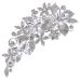Angoily Side Comb Bridal Accessories Rhinestone Headbands Diamond Hair Accessories Pearl Headpiece Prom Headband Wedding Hair Clip Diamond Hair Clip Rhinestones Bride Rhinestone Hair up