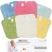 KaWaii Baby 12-Pack Organic Cotton Washcloth Wipes Super Soft & Absorbent Towels for babies Boys Girls Face & Body - Buy Online on GoSupps.com