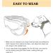 Lewondr UV Safety Sunglasses for Dogs | Windproof Waterproof Anti-Fitting Glasses for Medium & Large Dogs | Adjustable Rubber Band & Sponge Cushion - Black Single Lenses - Buy Online on GoSupps.com