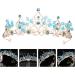 FRCOLOR Princess Tiara Crowns Blue Gem Crown Crystal Girls Tiara Rhinestone Tiara for Little Kid - Buy Online on GoSupps.com