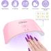 Poly Gel Nail Kit with Lamp - 10 Colours for Quick Nail Extension | Easy DIY Poly Gel Builder Kit for Beginners | French Ombre Nails Art with Slip Solution Forms in Various Colors - Buy Online on GoSupps.com