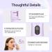 TOUCHBeauty Heated Eyelash Curler Rechargeable Electric Eyelash Curler with LED Display 3-Level Adjustable Temperature Rechargeable Natural Curling 24H Long Lasting for Women AG-2316purple - Buy Online on GoSupps.com