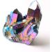 Natural Crystal Rough Natural Quartz Crystal Colorful Cluster Electroplate Colour Cluster Point Specimen Home Decor - Buy Online on GoSupps.com