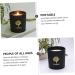 FOMIYES Scented Candles Set - Black Wax Pillar & Tea Lights - Romantic Candle Warmers for Home Fragrance - Buy Online on GoSupps.com