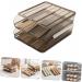 UPKOCH Food Containers 1pc egg storage box refrigerator containers Deviled Egg Tray Auto Scrolling Down Holder multi-layer Eggs Storage Tray - Buy Online on GoSupps.com