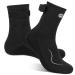Gimilife Neoprene Socks, 3MM Water Socks for Women Men, Waterproof Diving Wetsuit Socks High Cut / Black-black S (MEN 6-7, WOMEN 6-8)