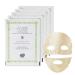 Whamisa Organic Fruits Hydrogel Mask Set (5EA) 98.80% Organic Jelly Face Sheet Mask only using Gum Hydrating Soothing Nourishing Skin radiance Brightening