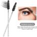 KELYDI 60 PCS Disposable Eyelash Brushes Eyebrow Castor Oil Brush Mascara Wands Cosmetic Makeup Tools (Black) - Buy Online on GoSupps.com