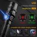 MoveFlash Tactical Flashlight 1600LM with Picatinny Mount | Waterproof LED Flashlight for Outdoor & Indoor Use | 5 Modes & Remote Pressure Switch - Buy Online on GoSupps.com
