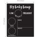 Pregnancy Milestone Chalkboard Sign | Baby Bump Timeline Photo Prop - Buy Online on GoSupps.com