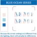 24pcs Short Almond Square French False Nails with Glue - Blue Stripe | Full Cover Acrylic Press On Nails for Women and Girls - Buy Online on GoSupps.com