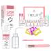 Lash Lift Kit + Lash Shampoo for Eyelash Extension, Missicee Professional Lash Curling, Semi-Permanent Curling Perming Wave Lash Lifting Tools with Eyelash Extension Cleanser Kit for Home Use