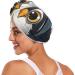 Cartoon Penguin Hair Towel 2 Pack - Super Absorbent Quick Dry Hair Turbans for Women & Girls - Buy Online on GoSupps.com