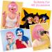 AOMIG Short Bob Wig for Women 3 Pack Short Pink Bob Wigs Set with 2 Wig Cap Neon Fancy Dress Accessory Cosplay Party Wig Synthetic Straight Wig for Daily Halloween Decorations Pink/B - Buy Online on GoSupps.com