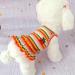 XINGNIAO Dogs Rainbow Stripe Summer Dress - Soft Cotton Doggy Outfits for Small to XXL Breeds - Lightweight & Breathable Litter Dress - Buy Online on GoSupps.com